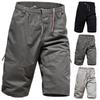 Мужские летние укороченные шорты из тонкого хлопка, устойчивые к истиранию, свободная рабочая одежда, большие брюки, пляжные шорты