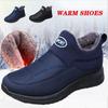 Mens Winters Warms Shoes Wool Cotton Ankle Boots Winter Cotton Padded Shoes Casual Shoes Keep Warm Shoes