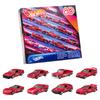 Hot Wheels Mattel 80th Anniversary Vehicle Toy Mini Ages 3 and JGK09 8-Pack Cars, Up, Red,