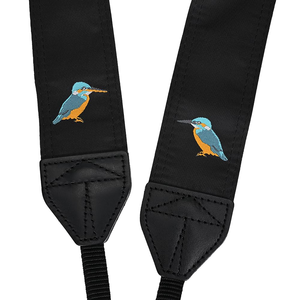 Nikon Camera Bird Strap (Wide) Kingfisher Black