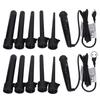 85W 5 In 1 Professional Curling Iron Fast Heating Ceramic Hair Curler Iron Wand 100‑240V Black