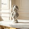 Художественные акценты для гостиной, 3D-печатная минималистичная статуэтка женщины, Абстрактное бесликое кремовое декоративное украшение для дома, Настольная арт-скульптура