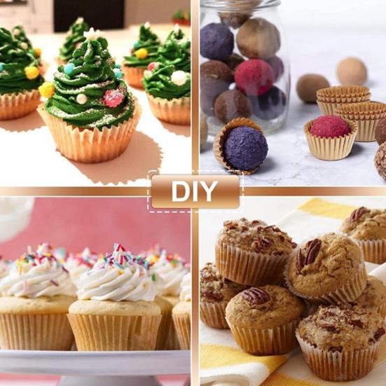 1000 шт., чашки для кексов, жиронепроницаемые вкладыши для кексов, антипригарные, термостойкие, чашки для выпечки десертов для кухни