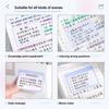 256 PCS/Set DIY Memo Pad Pull-out Roll Type Scrapbook Sticker Study Sticky Note  Creative Stationery
