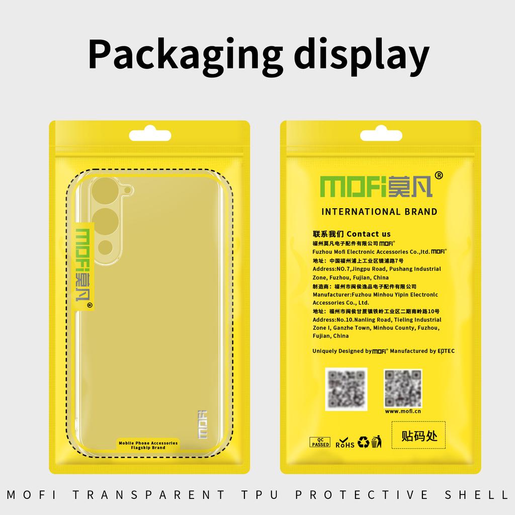 For vivo Y29 5G/vivo Y04 4G Clear Phone Case MOFI Ultra-Thin TPU Phone Back Cover