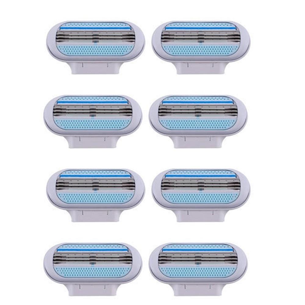 Сменные лезвия для женской бритвы. 1/2/3/4/8шт