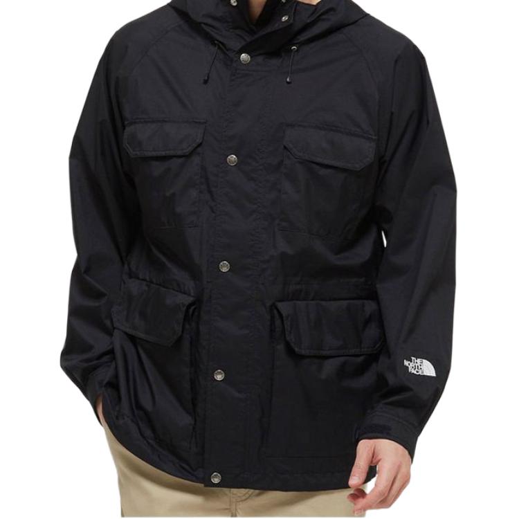 The North Face Водонепроницаемая и ветрозащитная куртка-ветровка мужская черная NP12035-K