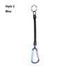 Camping Camping Carabiner Portable Fishing Lanyards Spring Elastic Rope Anti-lost Phone Keychain