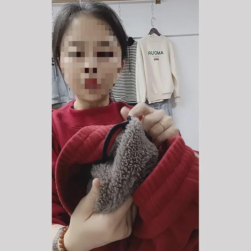 Утолщенные женские плюшевые брюки: Теплые, облегающие, повседневные шаровары для осени и зимы.