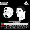 Adidas Head Guard Adistar NEW Pro Headgear Kickboxing Sparring Headgear White X //Boxing (Large, Gold)