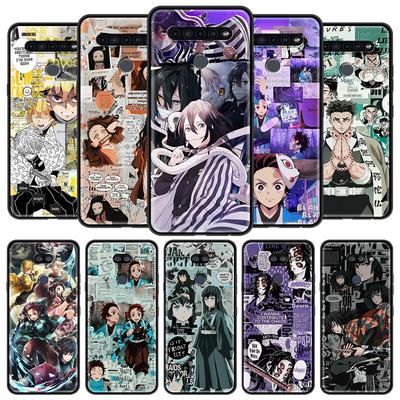 Чехол для телефона LG K41s K61 G6 K40 K51 G8 K50s K40s G7 K52 K31 K62 K71 Q51 Q60 Q61, черный чехол в виде ракушки в стиле аниме «Убийца демонов»