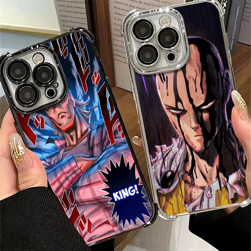 Мягкий чехол для телефона One P-Punch-Man Saitama King для Xiaomi Poco X7 X8 Pro Max X6 X5 X3 F8 Ultra F7 M8 M7 M5S Redmi 15C 15A 15 14C