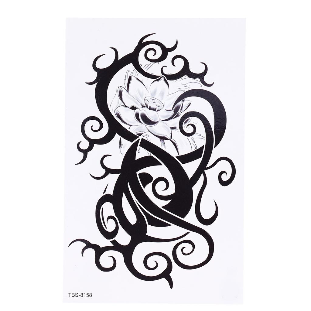 16 шт. наклейки для татуировок, временные водонепроницаемые большие поддельные татуировки для тела для женщин и мужчин