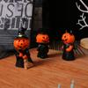 Halloween Mini Pumpkin Demon Figure Set With Resin Craft For Home Party Decor