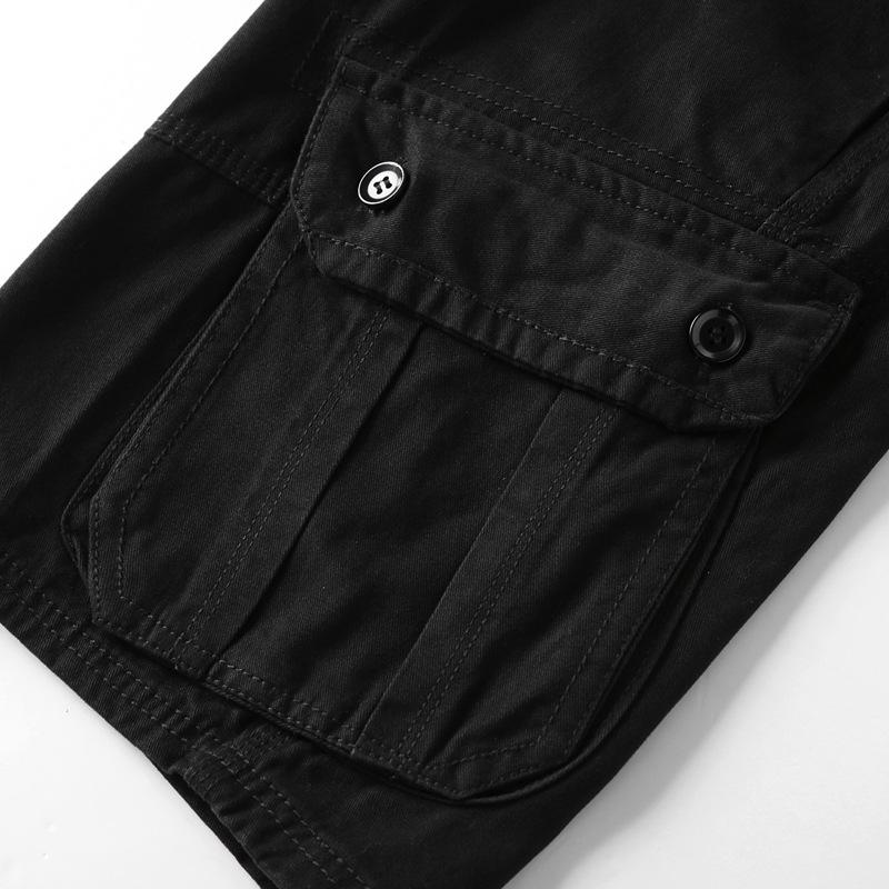 Новые мужские пляжные брюки-капри, летние хлопковые рабочие шорты