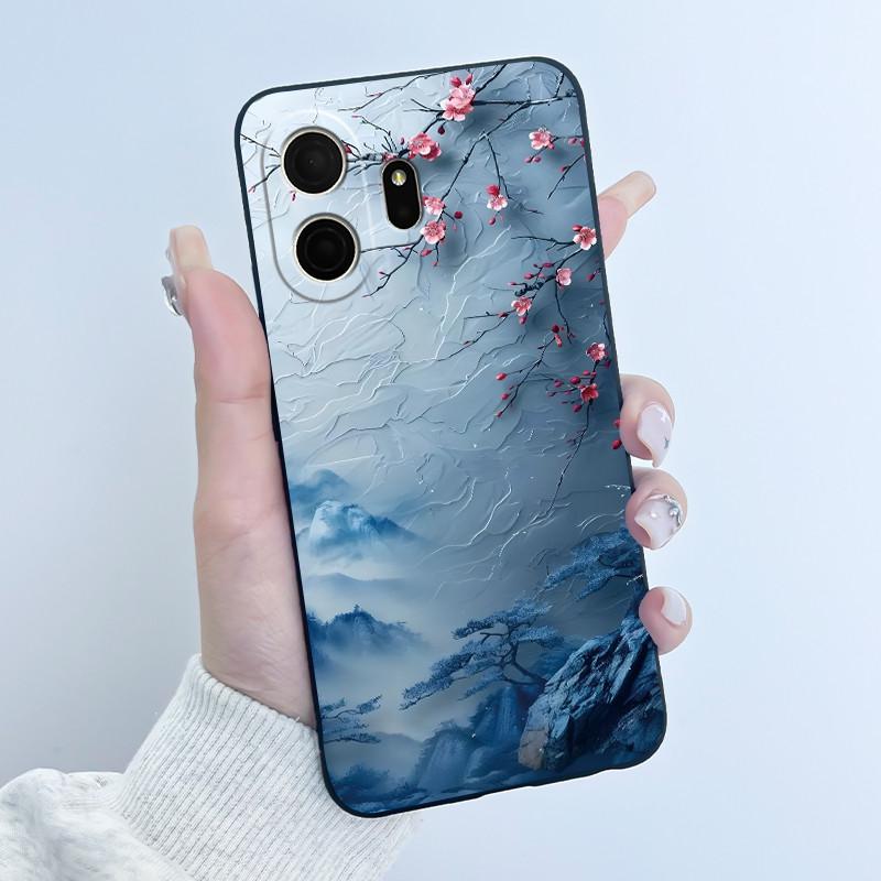 Милый Чехол Для TCL NxtPaper 70 Pro Чехол Обложка Печатный Корпус Защитная Крышка Мягкий Силикон Мультяшный Корпус Телефона Funda