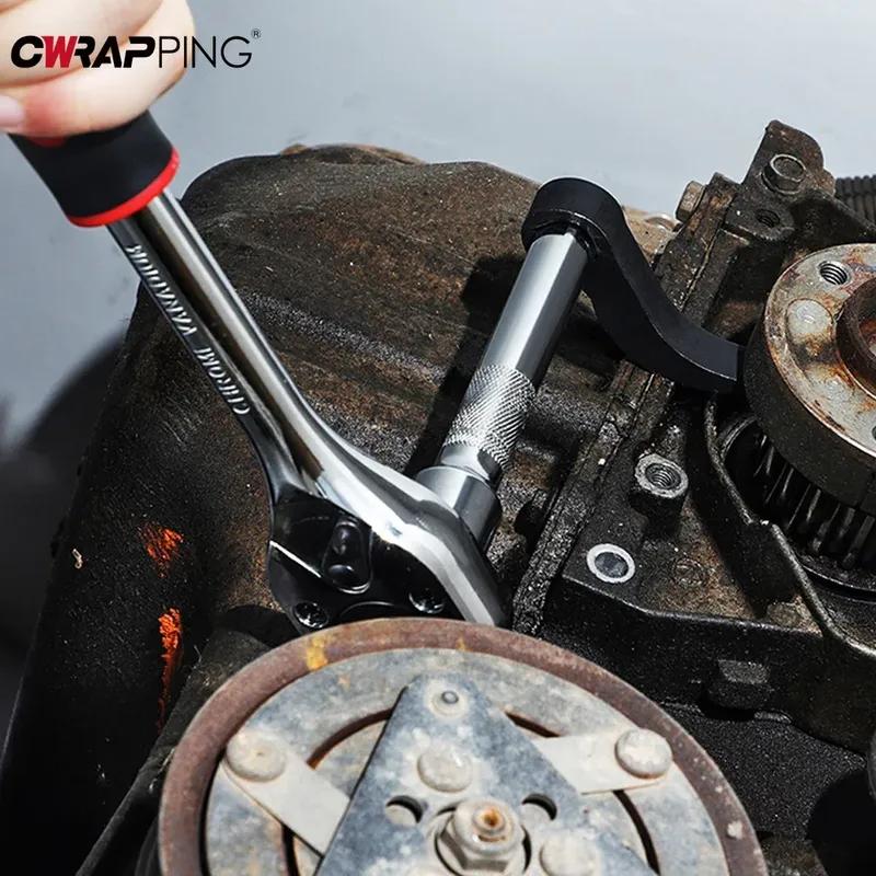Bullhorn Leverage Remover Tool Ergonomic Heat-treated Steel Half Shaft Disassembler Angle Adapter Axle Car Repair Accessories