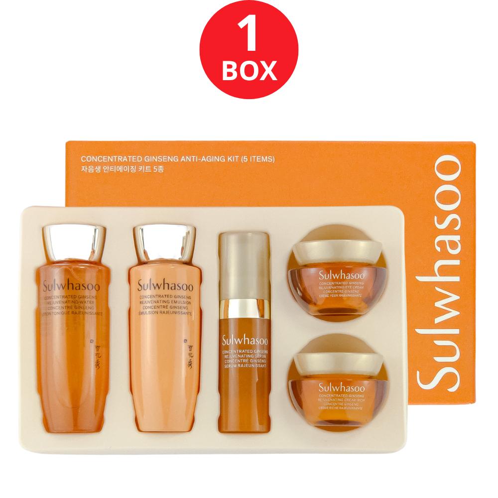 Sulwhasoo Концентрированный набор для борьбы со старением на основе женьшеня (5 штук)