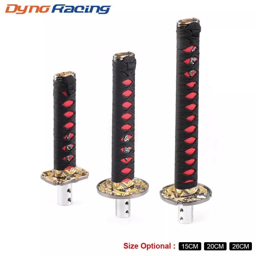 Универсальный 150 мм/200 мм/260 мм JDM Катана Самурайский меч ручка переключения передач с адаптерами ручка переключения передач