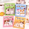 Канцелярские подарки Kawaii Милые наклейки с животными Студенческая креативная комбинация Стикеры для сообщений Можно клеить N раз Блокнот для заметок