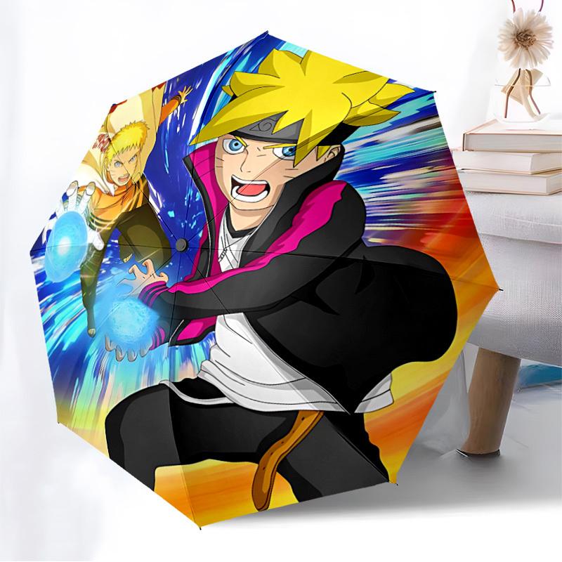 1pc Naruto, Anime Artwork Automatic Folding Umbrella] Durable Iron Frame & Rod, Portable Folding, Makes a Great Holiday Gift yy251016276