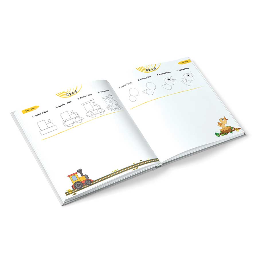 DRAW (Age 5+) / Series of Books That Improve IQ, Attention and Ability English-Turkish