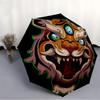 1pc Tiger Head Automatic Opening/closing umbrella, Reinforced 8-Rib Construction, Compact Travel Umbrella yy250808138