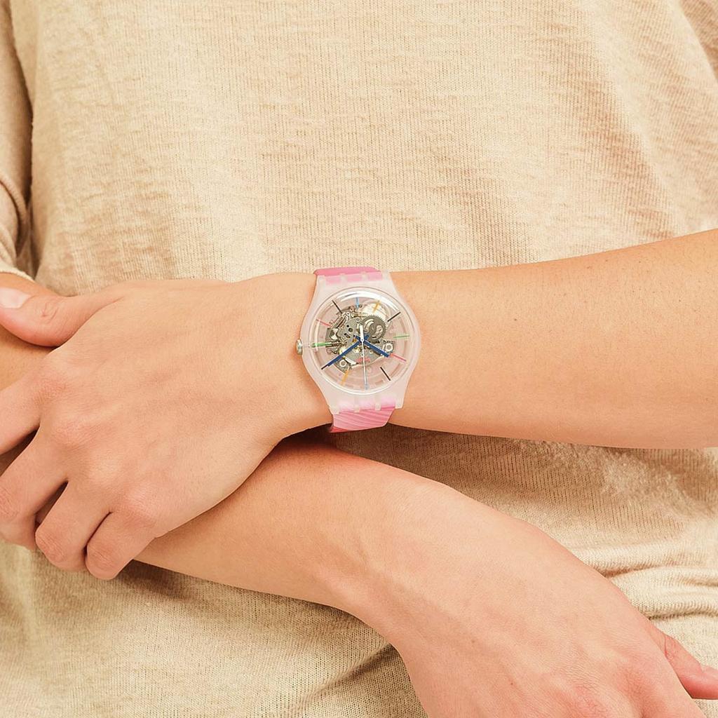 Swatch Унисекс 41-миллиметровые скелетон-часы SO29Z105 SO29Z105
