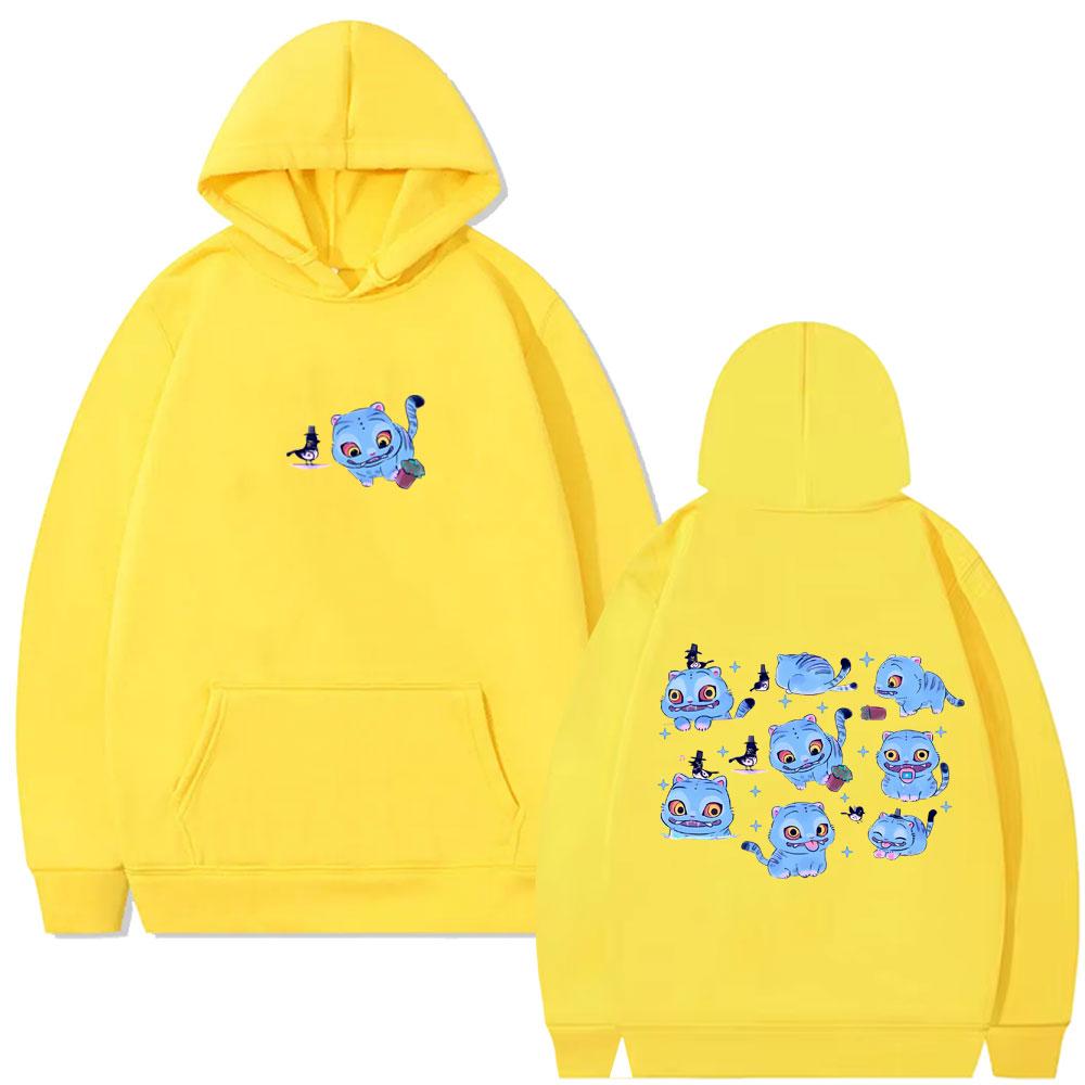 K-pop Толстовка с графикой охотников на демонов, Смешная толстовка с капюшоном с принтом дерпи-тигра, Мужские и женские модные толстовки