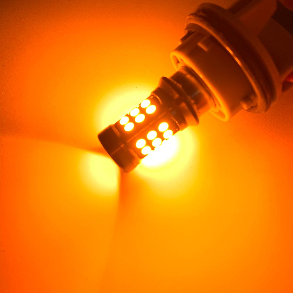 2 шт. S25 1156 P21W BA15S Светодиодные 1157 BAY15D BAU15S PY21W T20 LED 7440 7443 W21W 3157 3057 P27/7W Светодиодные лампы для указателей поворота 7