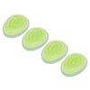 4PCS Egg Shape Hair Brush Portable Travel Dry Wet Hair Brush Soft Teeth Massage Shampoo Comb for Sal