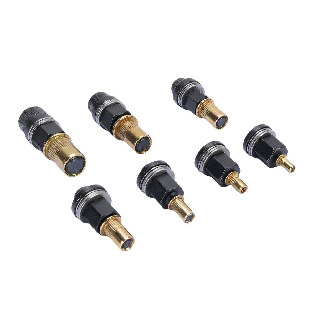 7pcs Drill Powered Operation Rivet Nut Tool Mandrel Head Set Rivet Nut Set Hardware Applications