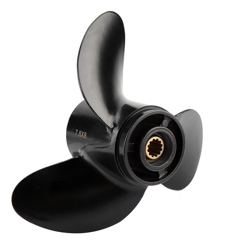 Гребной винт из алюминиевого сплава 7.8x8 для подвесного мотора Tohatsu Nissan Mercury 4 л.с. 5 л.с. 6 л.с.