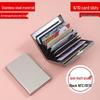Stainless Steel Anti-Theft Card Holder & Document Organizer with Free Shipping for Men & Women