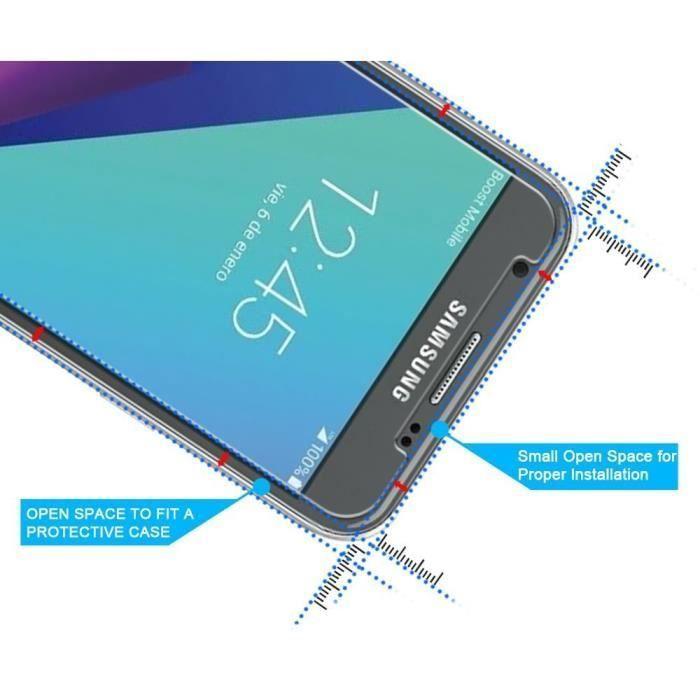 Закаленное стекло для SAMSUNG GALAXY J3 2017 J330 - Защитная пленка для экрана, Ультрапрочная, Прозрачная [Phonillico®]