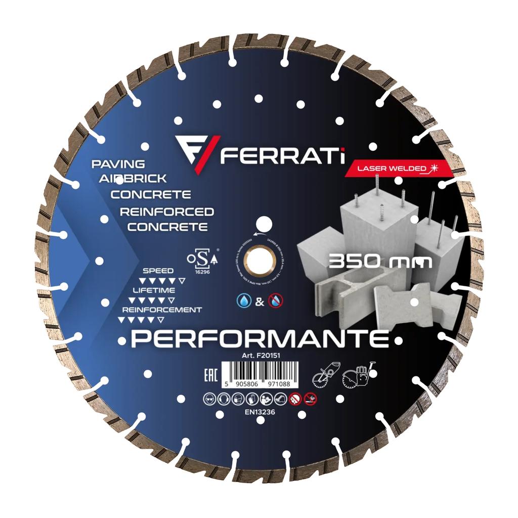 Tarcza diamentowa ferrati performante 350mm