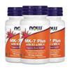 Now Foods K1 & MK-4 Containing MK-7 Plus Veg Capsules 90 Tablets 3 pcs