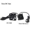 50MM DC 5015 5V 5 Volt USB 5cm Blower Fan 50x50x15mm Cooler Cooling Small Exhaust Fan for 3D Printer Sleeve Bearing for PC CPU
