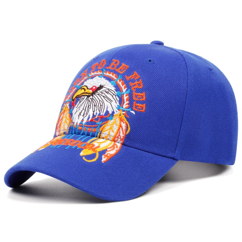 Fashion Hat Sun Hat Trend Eagle Explosion European and American Fashion Embroidery Cap Baseball Cap Hip Hop Punk