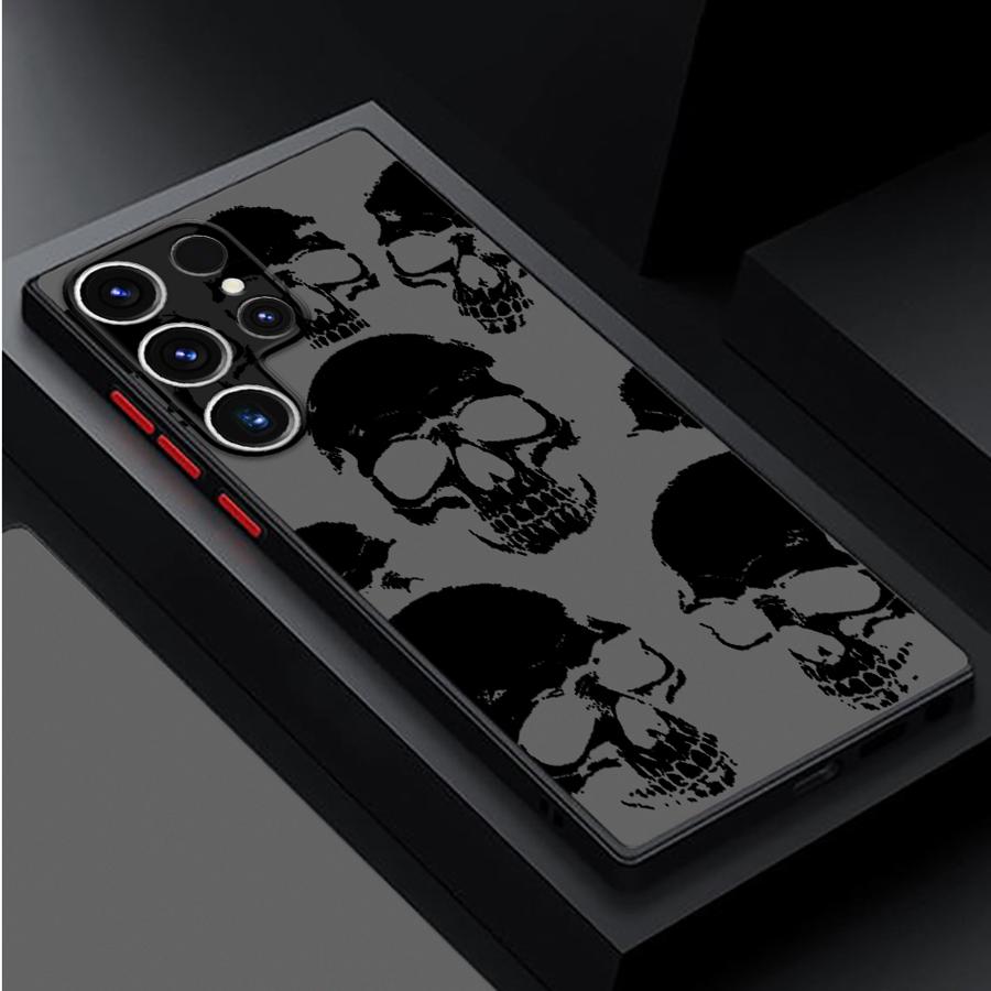 Чехол Funda с рисунком скелета и черепа для Samsung Galaxy S20 FE S24 Plus S25 Ultra S26 S23 FE Note 20 Ultra 10+ S21 S22
