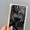 Японский крутой аниме чехол для iPhone 17 Pro Max 13 Mini 15 12 11 7 8 SE 14 16 Plus Air XS XR Funda Задняя крышка телефона