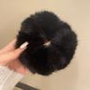 Fluffy Women Hair Rope Plush Hair Accessories New Large Scrunchies  Autumn Winter