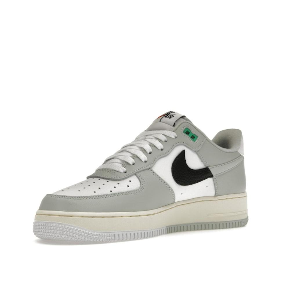 Nike Air Force 1 07 LV8 Split - Светло-серебристые мужские кроссовки Серый Черный Белый DZ2522-001