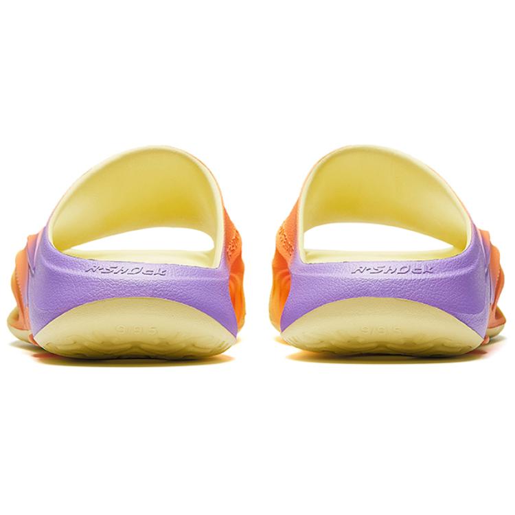 Anta Легкие удобные нескользящие сандалии для мужчин, обувь желтого, оранжевого, фиолетового цвета 912421802-5