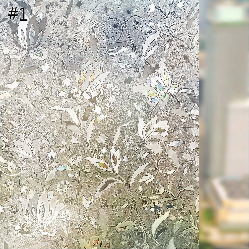 Window Vinyl Sticker 3D Static Decorative Privacy Window Films Glass Sticker Window Glass Sticker