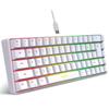HXSJ V200 Проводная мини-игровая клавиатура K68 RGB Streamer, 19-клавишная бесконфликтная мембранная клавиатура, но механическая на ощупь для игры/офиса