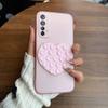 Чехол-присоска в форме сердца для realme 7 4G, Narzo 20 Pro, полупрозрачный матовый, противоударный, мягкий TPU