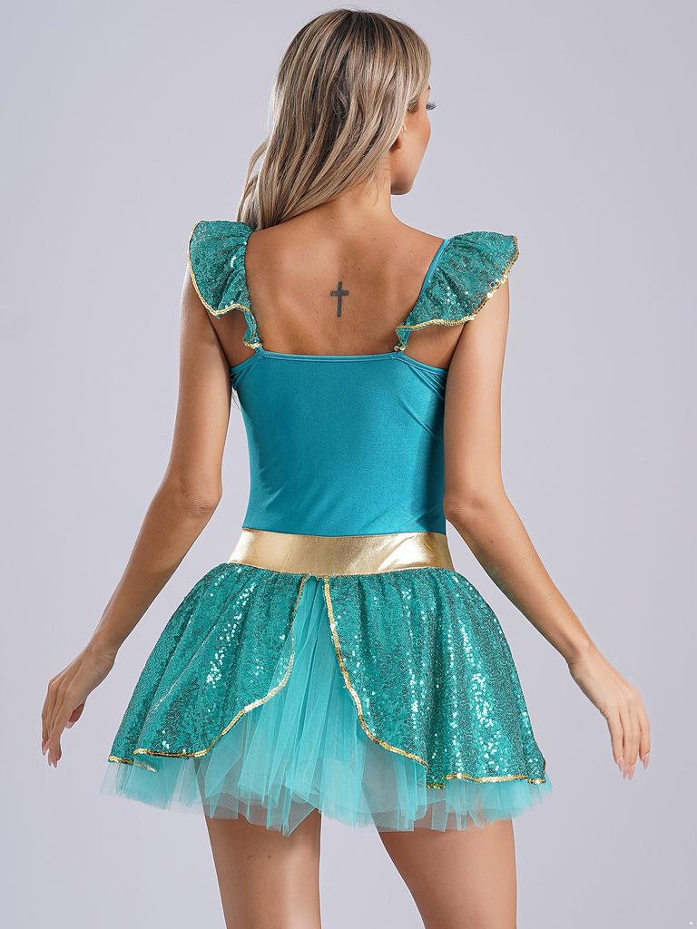 Платье-трапеция, нарядное платье на Хэллоуин, костюмы для косплея арабской принцессы, женские наряды для танца живота, сценические наряды