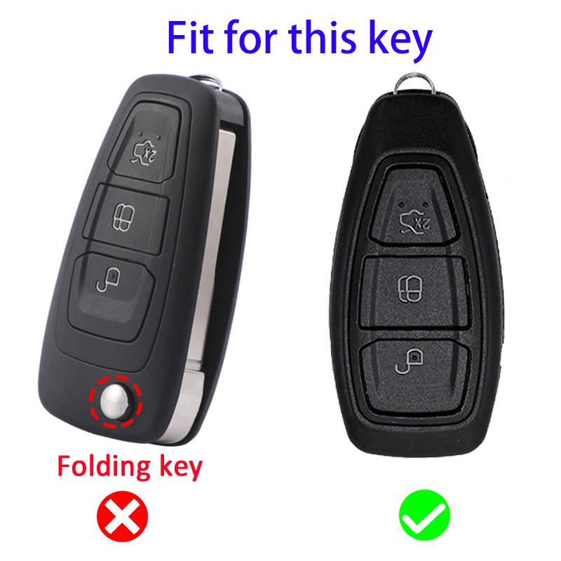 Новый чехол для смарт-ключа с дистанционным управлением из ТПУ для Ford Focus 3 4 ST Mondeo MK3 MK4 Fiesta Fusion Kuga 2013 2014 2015 2017 Защитный чехол