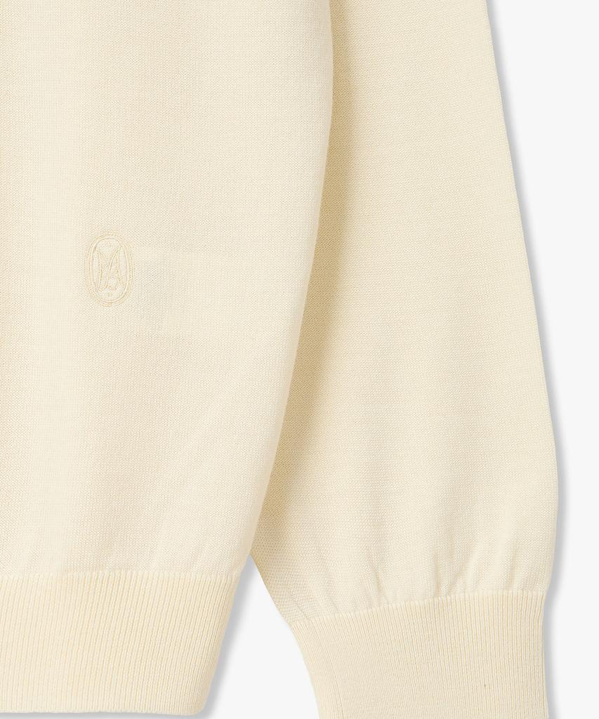 MAN ON THE BOON Four Seasons Crewneck Sweater_Cream 4716113004